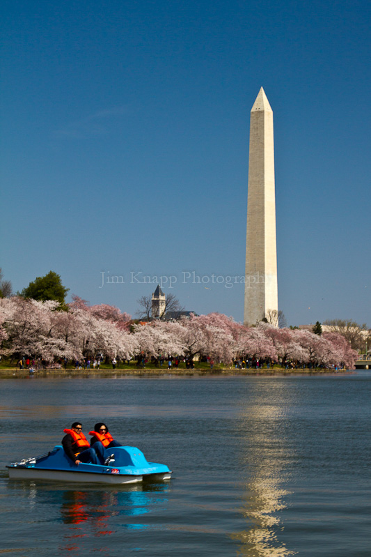 Washington Monument and Paddleboat